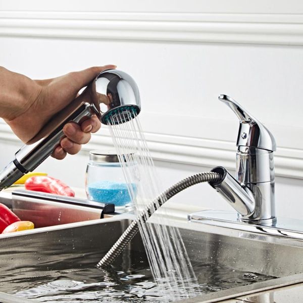 

other faucets, showers & accs sturdy all copper kitchen home gadget (silver)