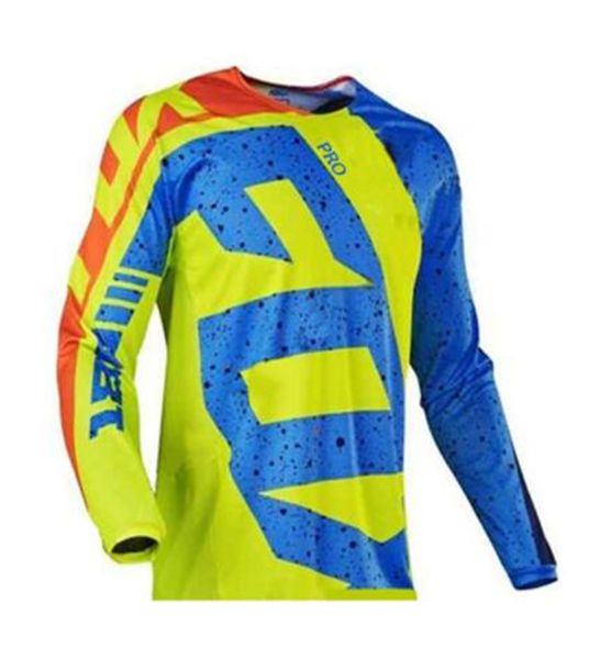 

2021 team mtb motocross jersey pro fox maillot dh cycling downhill jerse, Black