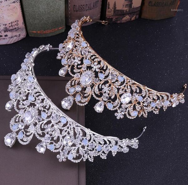 

women rhinestone crowns princess bride wedding headband hair accessories fashion headdress pageant prom accessories1
