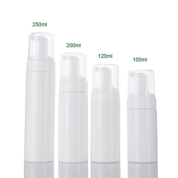 storage bottles & jars 300pcs/lot 100ml 120ml 200ml 250ml dispenser suds soap foam foaming pump bottle travel plastic portable convenient