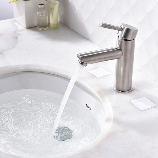 

bathroom sink faucets brushed basin cold/ mixer tap water faucet accessories