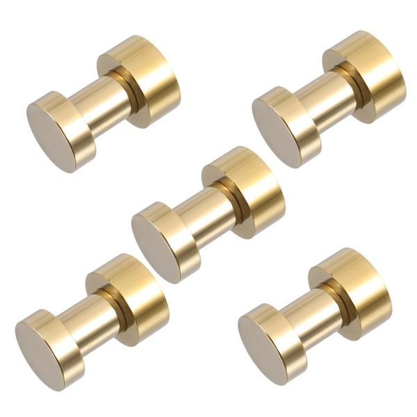 

hangers & racks 5pcs wall hooks brass towel practical for bathroom cabinet