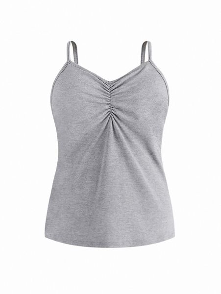 

plus ruched cami i3yn#, Black