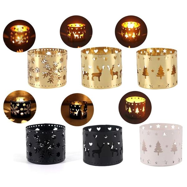 

candle holders christmas metal hanging holder home merry decoration xmas gift