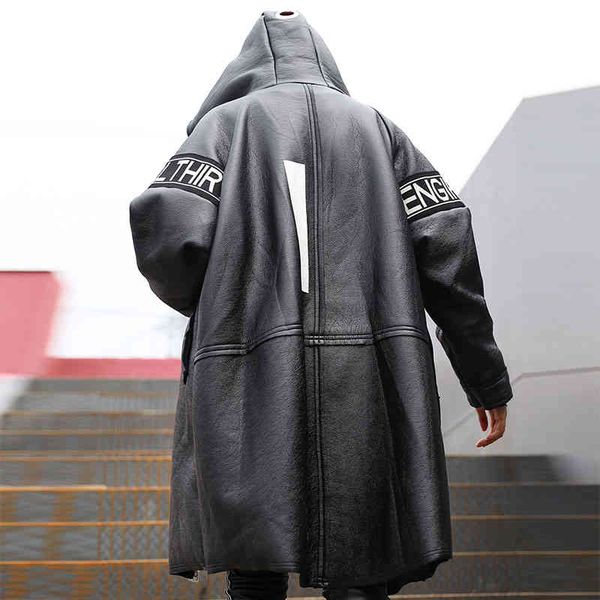 

women's trench coats shita patchwork coat pu thick women's clothing casual loose letters with hoodie collar zll4442 winter 5f6o, Tan;black