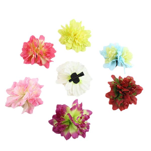 

girls hair accessories hairclips bb clip barrettes clips headbands for children kids seaside resort side flower hairpin bohemian headdress b, Slivery;white
