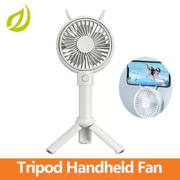 

smart home control wsken multi-function handheld fan usb deskmini mobile phone holder removable portable tripod for travel outdoor