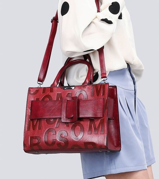 

ladies quality leather letter shoulder evening bags for women luxury handbagsdesigner fashion large capacity tote