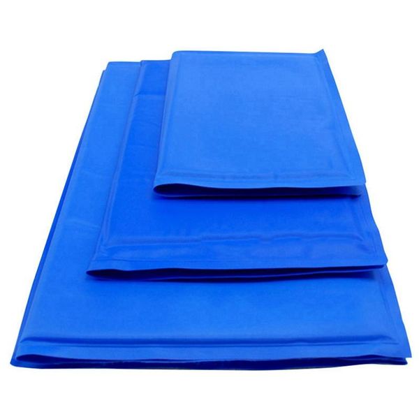 

kennels & pens 2021summer keep cool pet sleeping pad dog cat cooling mat ice teddy mattress bed cushion 30x30cm