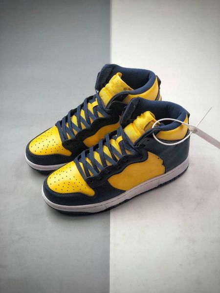 

skate shoes stingwater dunk high pro yellow men women size36-46