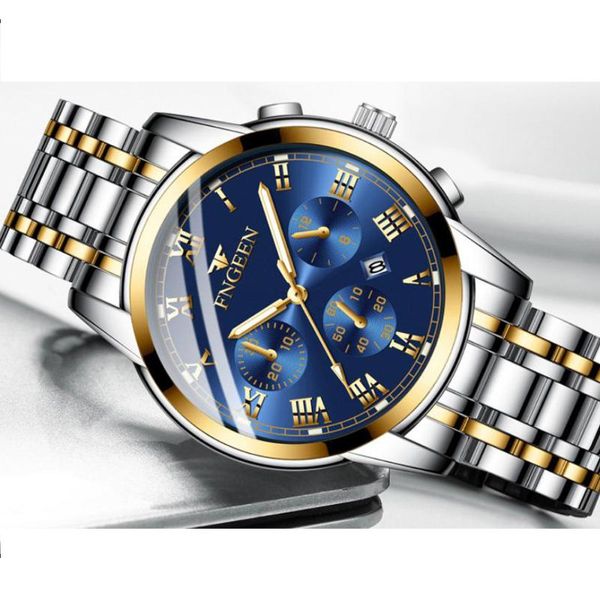 

wristwatches luxury women mens watches quartz stainless steel analog sports wrist watch business, Slivery;brown