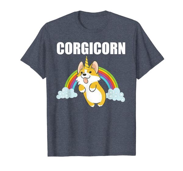 

cute corgicorn t shirt | funny corgi lover shirt gift, White;black