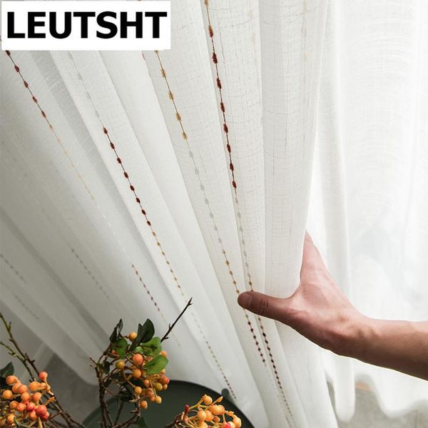 

modern tulle curtains for living room striped white bedroom curtain window drapes kitchen rideaux salon &