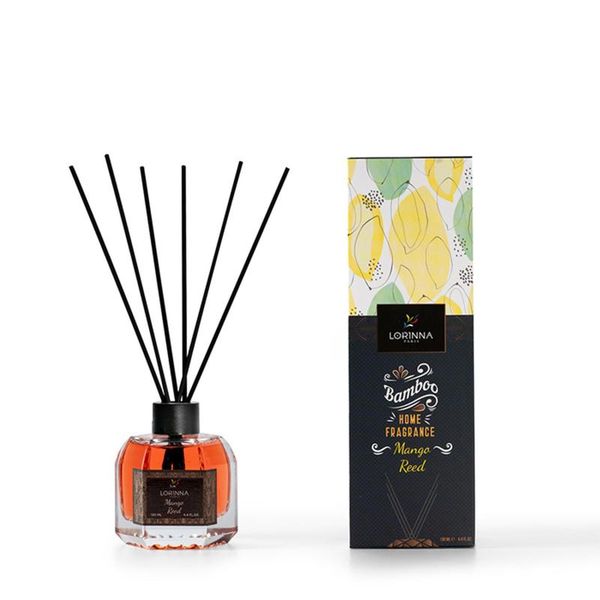 

fragrance lamps lorinna paris 130 ml bamboo air freshener (mango reed), 9 cm