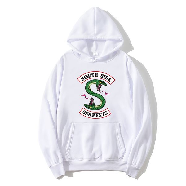 

hoodie riverdale men women south side serpents harajuku riverdale southside boys girls oversize sweatshirts pullover hoodies, Black