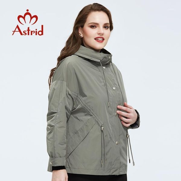 

women's down & parkas astrid 2021 spring coat women outerwear plus size short style with a hood fashion jacket for as-94171, Black