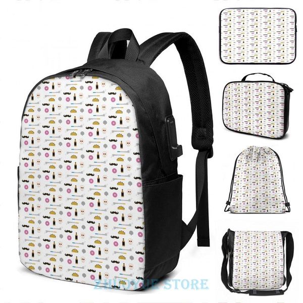 

backpack funny graphic print wynonna...wynonna earp usb charge men school bags women bag travel laptop