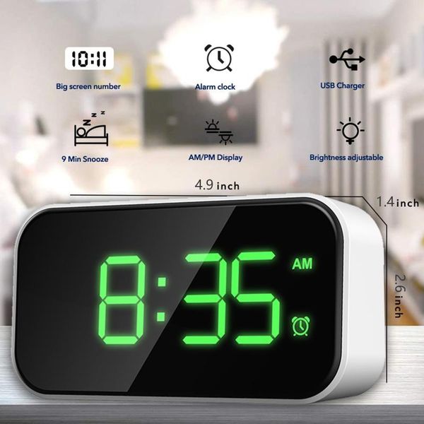 

other clocks & accessories small digital alarm clock is suitable for sleeping people. ultra-large volume