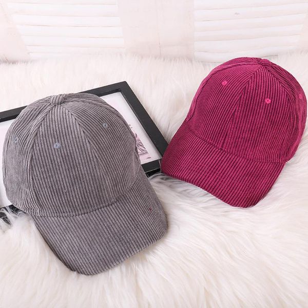 

visors hat men and women corduroy solid color cap sun z118, Blue;gray