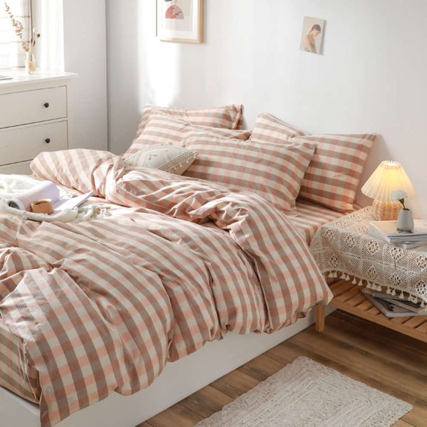 

four piece pure cotton quilt cover sheet