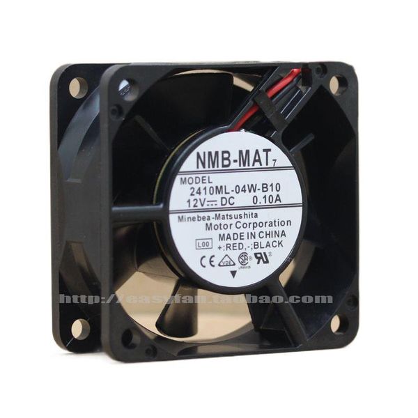 

fans & coolings nmb 2410ml-04w-b102410ml-04w-b19 6025 6cm dual ball 12v 0.10a mute fan 60x60x25mm cooling cooler