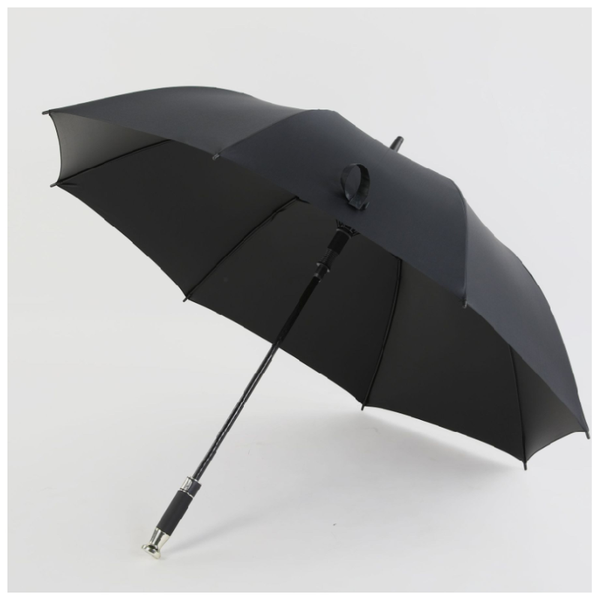 

umbrellas glof 125cm longhandle windproof blackcoating sunny rain large umbrella