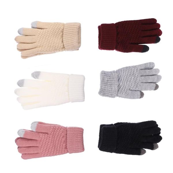 

ski gloves winter keep warm touch screen windproof (random color)