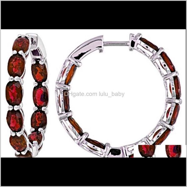 

hoop & hie drop delivery 2021 uue lab created rhodium over sier earrings jewelry accessories are and exquisite artificial ruby lsrtt, Golden;silver