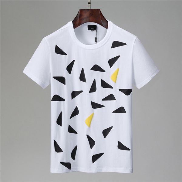 

21ss mens t shirt casual fashion pure cotton printing black white men and womens t-shirt asian size m-xxxl, White;black