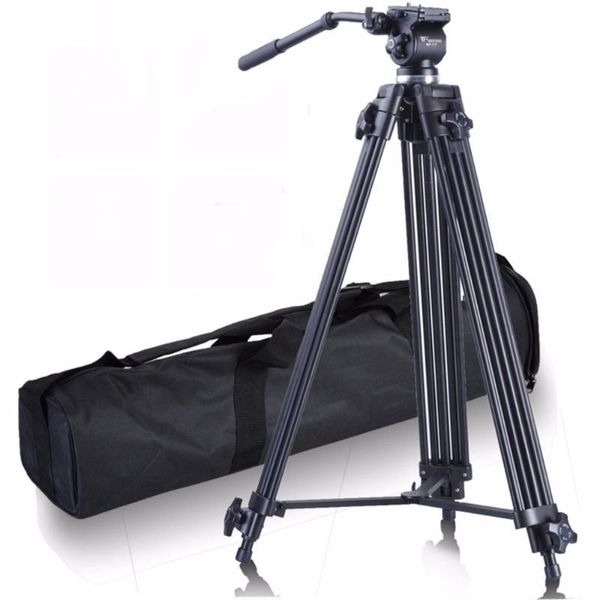

tripods weifeng tripod wf-717 camcorder video stand 8kg 1800cm fluid head aluminum
