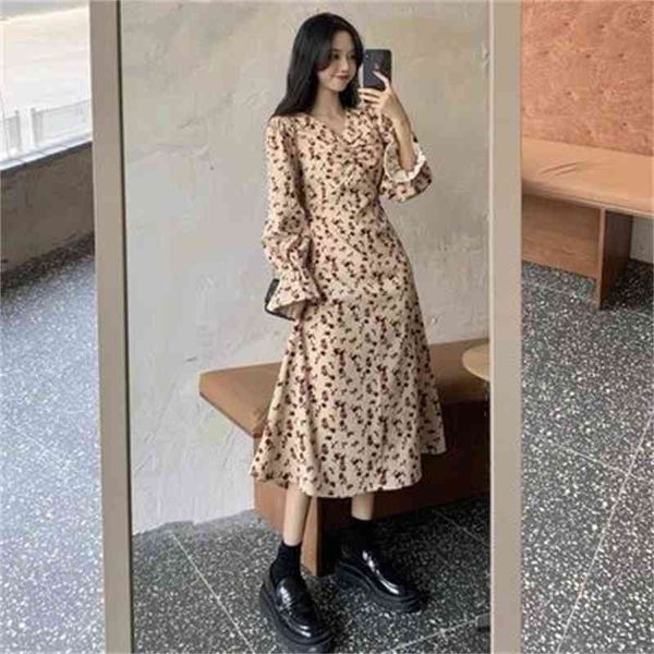 

casual dresses cmaz elegant floral dress for women autumn design 83p5, Black;gray