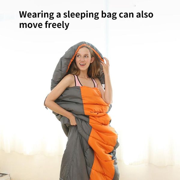 

camping sleeping bag envelope waterproof shells lightweight compression sack hiking travel tent sleep bags