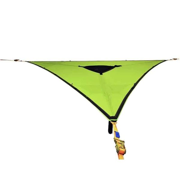 

tents and shelters 280/400cm revolutionary giant aerial camping hammock multi person triangle travel sleeping swing bed outdoor