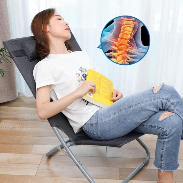 

camp furniture lunch break recliner household simple folding chair small outdoor leisure backrest beach portable office nap mini