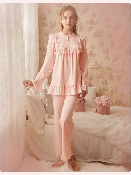 

women's sleepwear autumn pajamas set ladies vintage for women femmes dfqw, Black;red