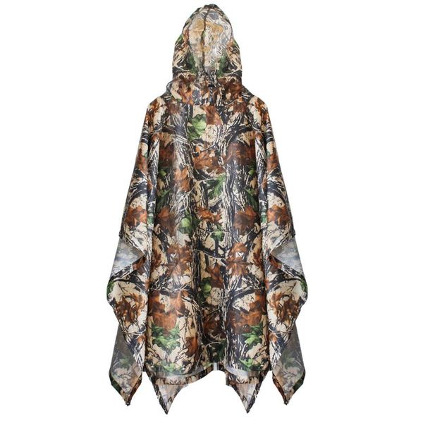 

raincoats women/men jungle rain poncho backpack camouflage coat cycling climbing hiking travel cover outdoor e2