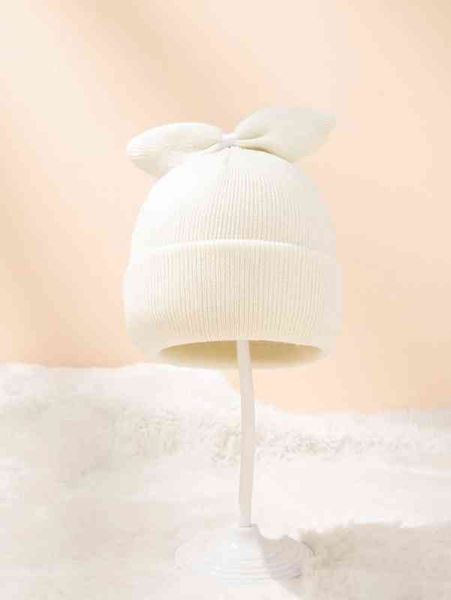 

baby bow decor beanie she01, Yellow