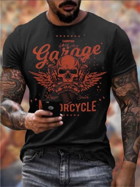 

men's skeleton easter locomotive casual t-shirt summer short sleeve fashion, White