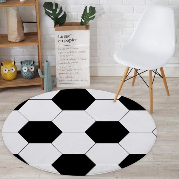

carpets miracille ball pattern round carpet bedroom computer chair kids room rugs 3d for living mat children