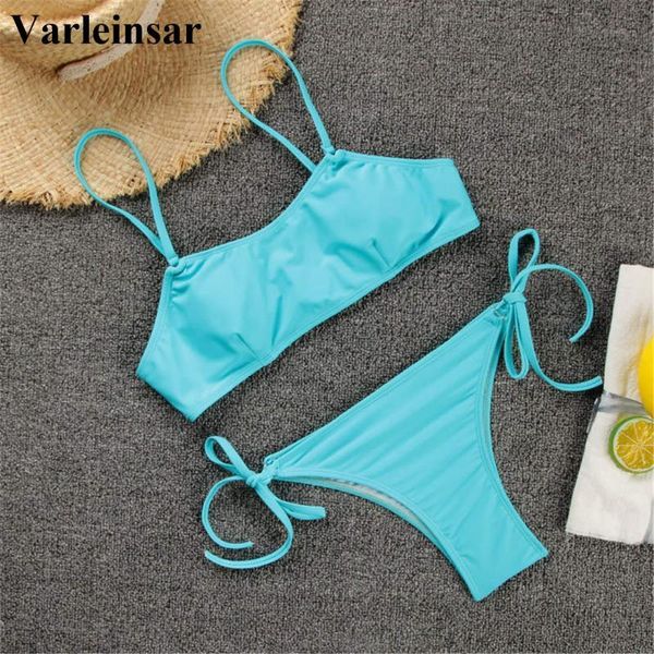 

women's swimwear brazilian bikini female swimsuit women two-pieces set bather bathing suit swim wear lady v2308 d4bl, White;black