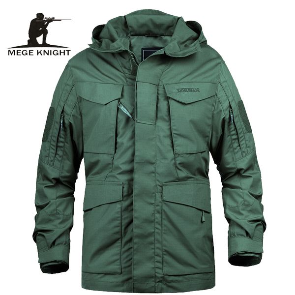 MEGE Marca M65 Militar Camuflagem Macho Vestuário dos EUA Army Tactical Homens Windbreaker Hoodie Jaqueta Jaqueta Outwear Casaco Masculino P0804