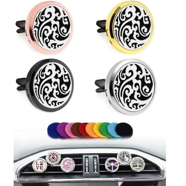 

peaceful cloud car air freshener fragrance essential oil vent clip four colors diffuser locket