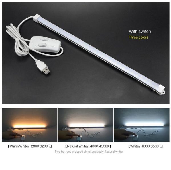 

book lights led strip light cabinet bedroom night kitchen 5v learning lamp deskwall