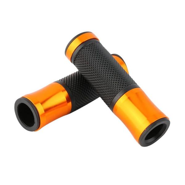 

22mm handle bar sports motorcycle metal rubber gel hand grips handlebars