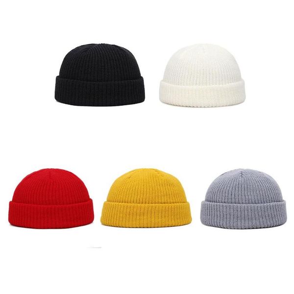 

winter warm hat fashion knit cuff beanie for outdoor sports skiing cycling hats, Black;white