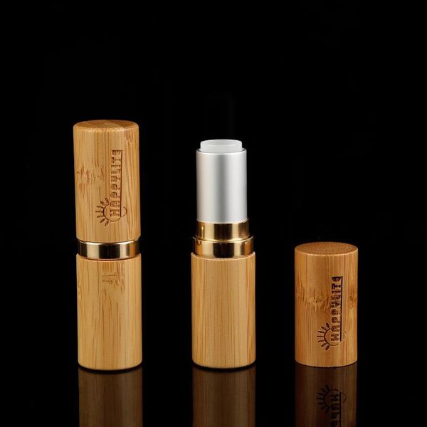 

storage bottles & jars eco-friendly bamboo lipstick tube lip gloss container refillable bottle empty diy tubes