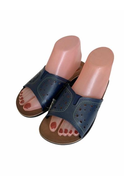 

slippers heel massage gel base mother slipper, Black