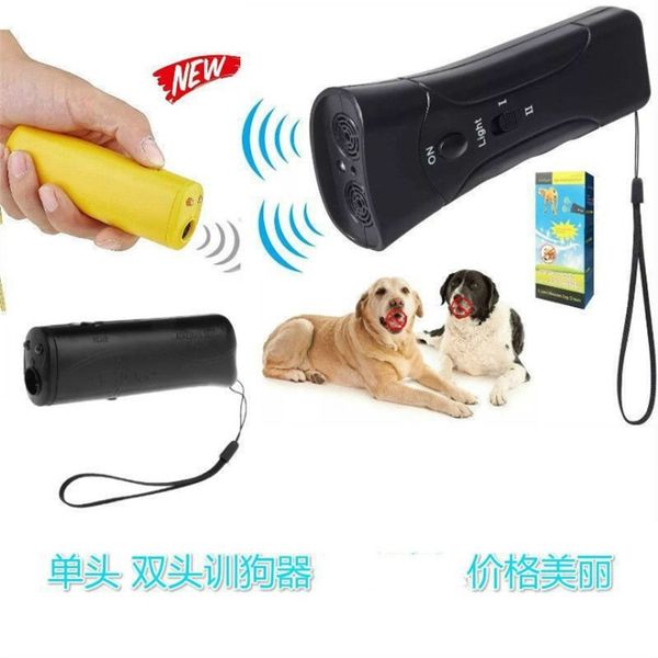 

ultrasonic head driver double horn laser dog trainer dog repeller