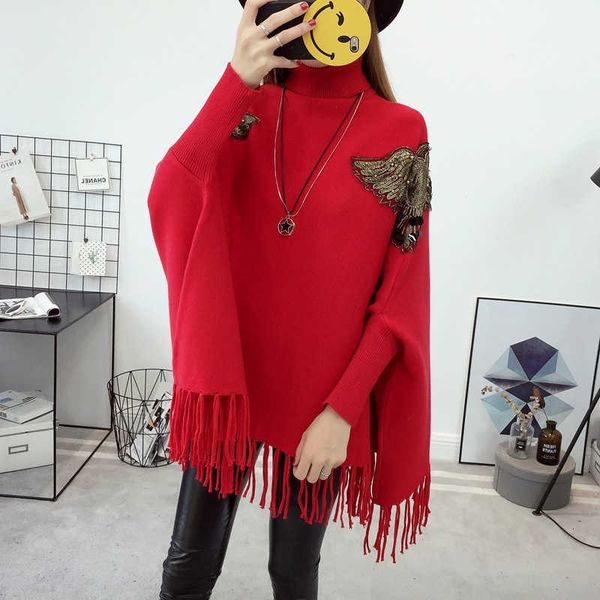 

women's sweaters design with tassels women autumn sweater european style female knitted turtleneck ladies etnf, White;black