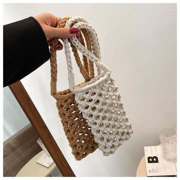 

evening bags wool woven single shoulder messenger handbags 2021 summer fashion handbag versatile beach travel mobile phone bag1